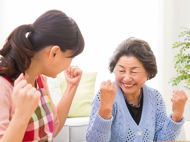 ご利用者様を笑顔に